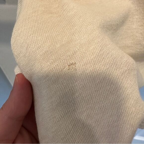 M.O.L  Knits Cream with sequins V-Neck Women’s Tunic Top - Picture 4 of 12